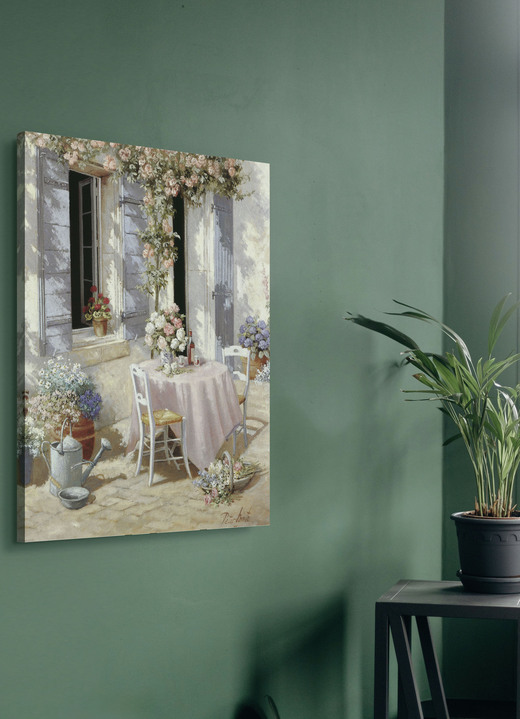 Schilderijen - Romantische canvasfoto-uitnodiging, in Farbe KLEURRIJK Ansicht 1