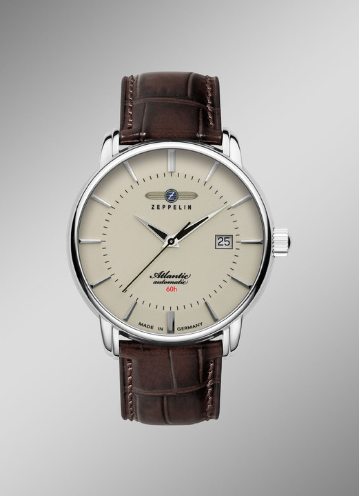 Mechanische horloges / automatische horloges - Automatisch herenhorloge, Zeppelin Atlantic 8460-5, in Farbe  Ansicht 1