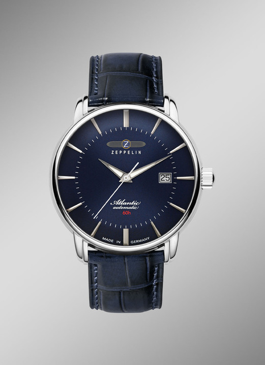 Mechanische horloges / automatische horloges - Automatisch herenhorloge, Zeppelin Atlantic 8460-5, in Farbe  Ansicht 1