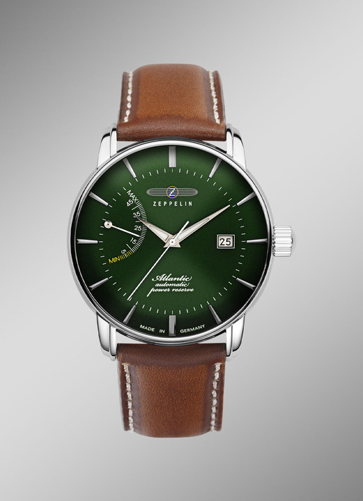 Mechanische horloges / automatische horloges - Automatisch herenhorloge, Zeppelin Atlantic 8462-4, in Farbe  Ansicht 1