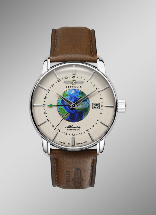 Mechanische horloges / automatische horloges - Automatisch herenhorloge, Zeppelin Atlantic 8468-5, in Farbe  Ansicht 1
