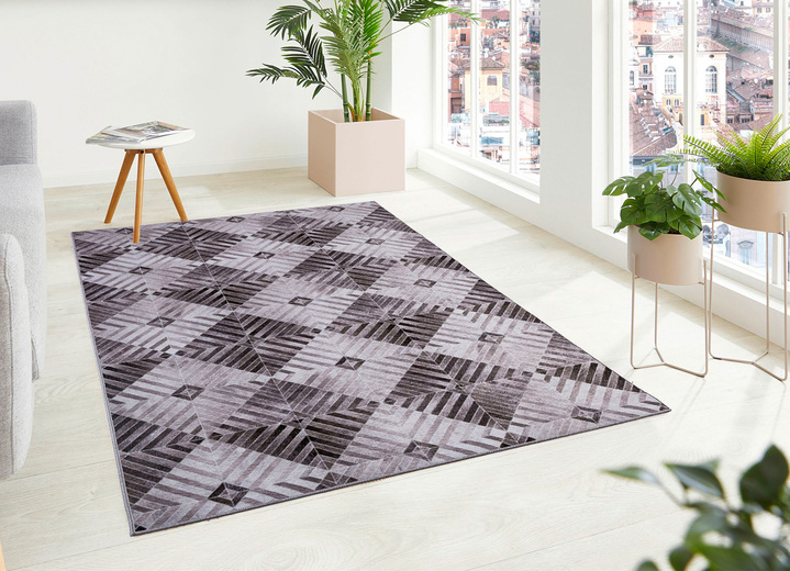 Modern - Tapijten met een robuust en onderhoudsvriendelijk oppervlak, in Größe 109 (Brug, 50 x 80 cm) bis 249 (tapijt, 160 x 230 cm), in Farbe BEIGE Ansicht 1