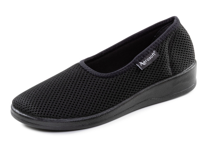 Pumps & ballerina - Ballerina‘s voor dames in 2 kleuren, in Größe 036 bis 042, in Farbe ZWART Ansicht 1