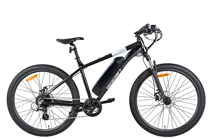 Elektromobielen - E-mountainbike van Veccocraft, in Farbe ZWART Ansicht 1