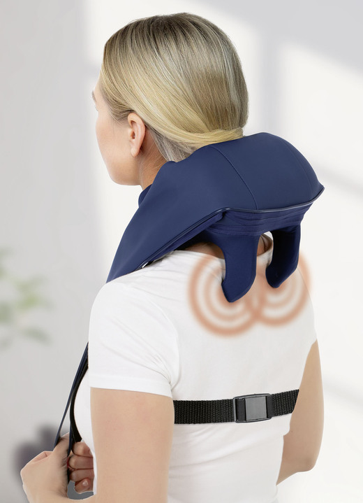 Massage - VITALmaxx Shiatsu-massageapparaat, in Farbe BLAUW Ansicht 1