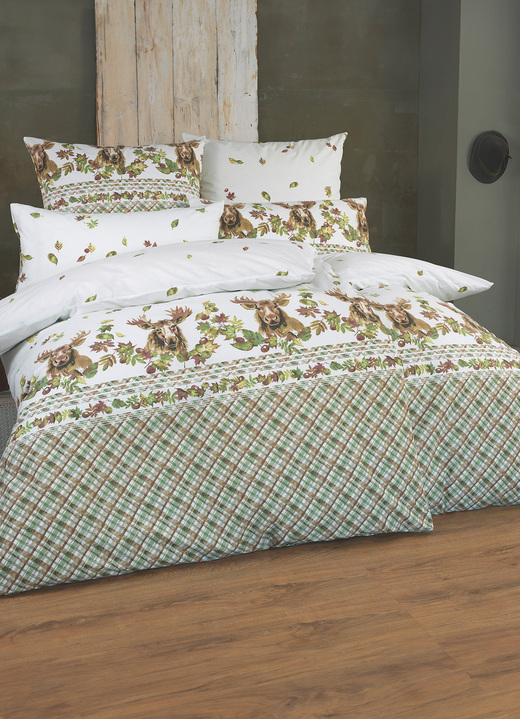 Beddengoed - Beddengoedset met rits, in Größe 111 (40/80 cm + 135/200 cm) bis 115 (80/80 cm + 155/220 cm), in Farbe MULTICOLOR Ansicht 1
