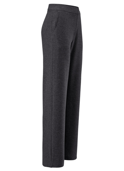 Broeken met elastische band - Palazzo-stijl broek, in Größe 018 bis 054, in Farbe ANTRACIET MOTIEF Ansicht 1