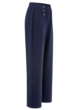 Broek met decoratieve knopen