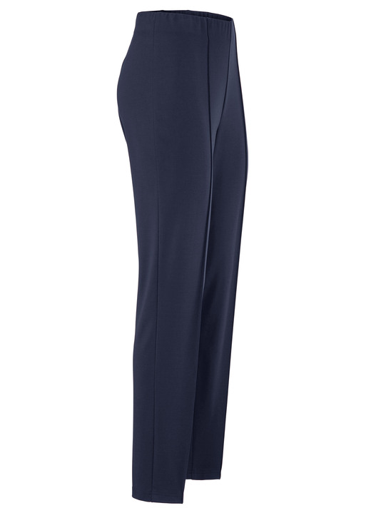 Broeken met elastische band - Broek met afgesneden tailleband Broeken met elastische band - Broek met afgesneden tailleband, in Größe 019 bis 054, in Farbe MARINE
