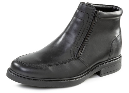 GINO GALANTE, gevoerde heren enkellaarsjes, winterschoenen, met lamsvacht