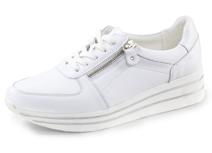 Instappers & veterschoenen - ELENA EDEN, comfortabele damessneakers, breedte G, met uitneembaar voetbed, in Größe 036 bis 042, in Farbe WEISS Ansicht 1