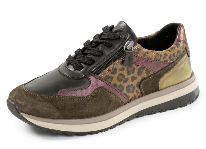 Instappers & veterschoenen - ELENA EDEN, trendy damessneakers, breedte H, met uitneembaar voetbed, in Größe 036 bis 042, in Farbe BRUIN-KLEURRIJK Ansicht 1