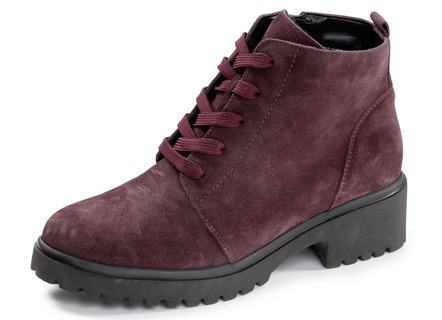 Waldläufer, comfortabele dames enkellaarsjes, winterschoenen, breedte H, met uitneembaar voetbed