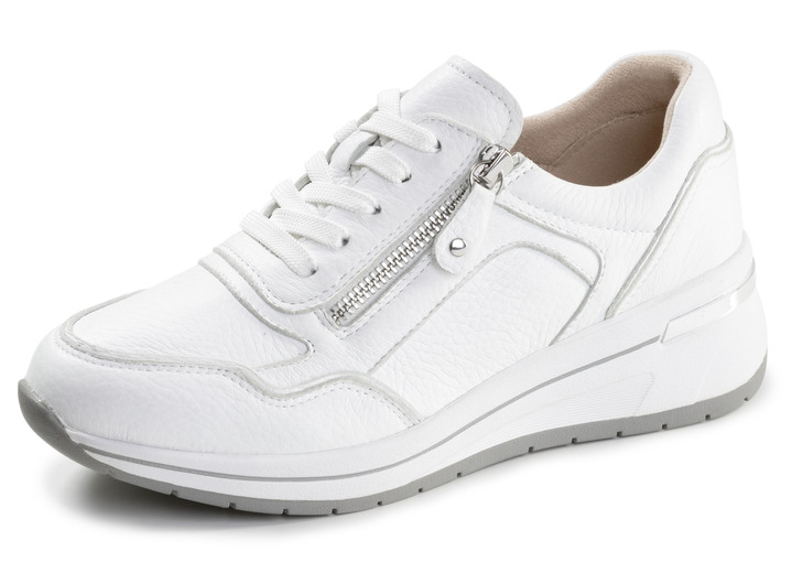 Instappers & veterschoenen - ELENA EDEN, comfortabele damessneakers, breedte H, met uitneembaar voetbed, in Größe 036 bis 042, in Farbe WEISS Ansicht 1