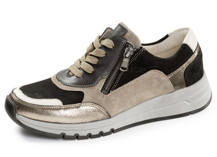 Waldläufer, comfortabele damessneakers, breedte H, met uitneembaar voetbed