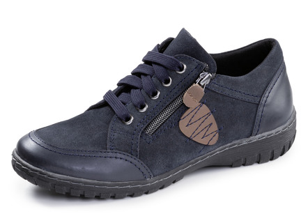 ELENA EDEN, comfortabele dames veterschoenen, breedte G, met uitneembaar voetbed