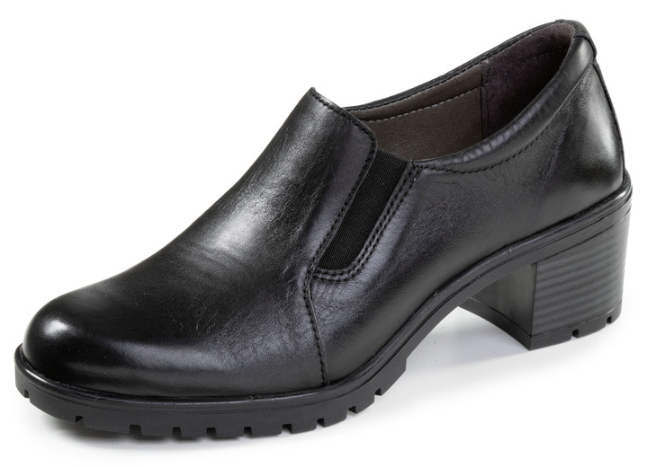 Pumps & ballerina - ELENA EDEN, elegante dames trotteur, breedte H, met uitneembaar voetbed, in Größe 036 bis 042, in Farbe ZWART Ansicht 1