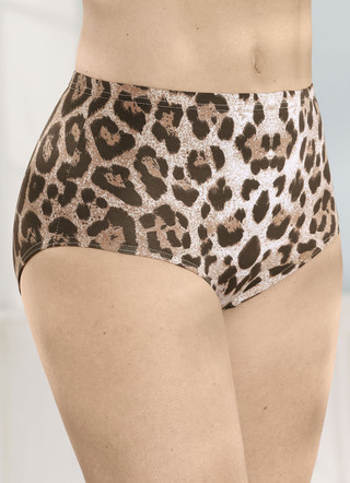 brio lingerie vierpack slips met roofdierdesign