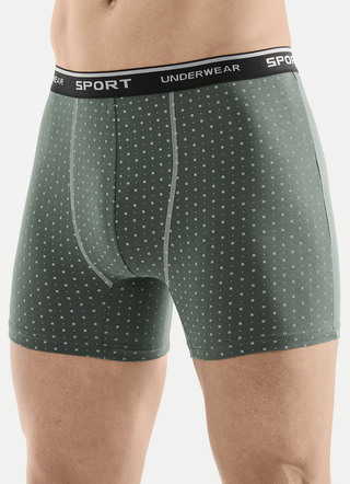 Drie-pack broeken met all-over design