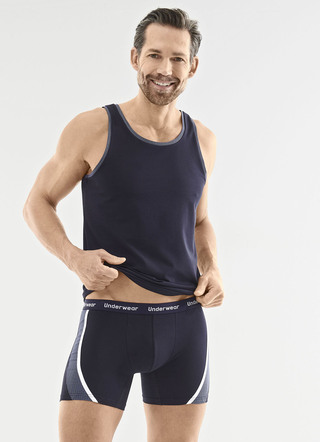 Driepack fijne jersey onderhemden