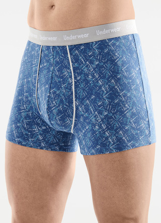 Driepack broeken met all-over print