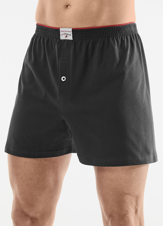 Pants & boxershorts - Driepack boxershorts van biologisch katoen, in Größe 005 bis 016, in Farbe 3X ZWART Ansicht 1