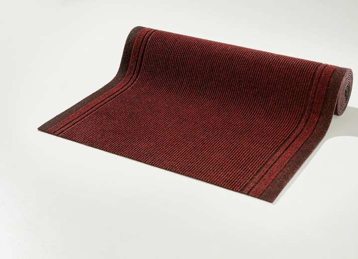 Tapijten - Loper geschikt voor binnen- en buitengebruik, in Größe 102 (Loper, 66 cm breed) bis 104 (Loper, 80 cm breed), in Farbe ROT Ansicht 1
