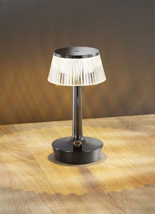 LED-tafellamp met kristaleffect