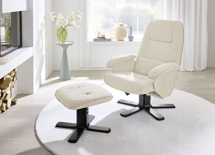 TV fauteuil / relaxfauteuil - Relaxstoel met kruk, in Farbe ROOM Ansicht 1