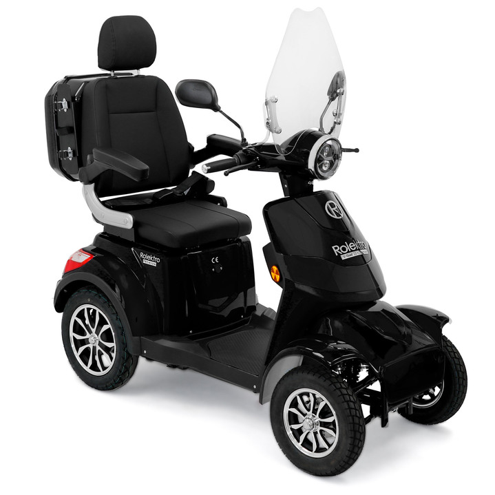 Elektrische mobile - Rolektro Battery Quad - Duurzaam, mobiel onderweg, in Farbe SCHWARZ Ansicht 1