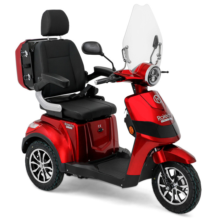 Elektromobielen - Rolektro batterij driewieler, in Farbe ROT Ansicht 1