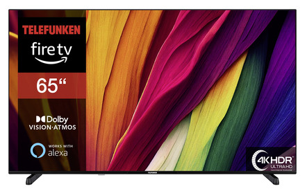 LED-TV “Telefunken” 65'' Amazon Fire TV in 4K UH