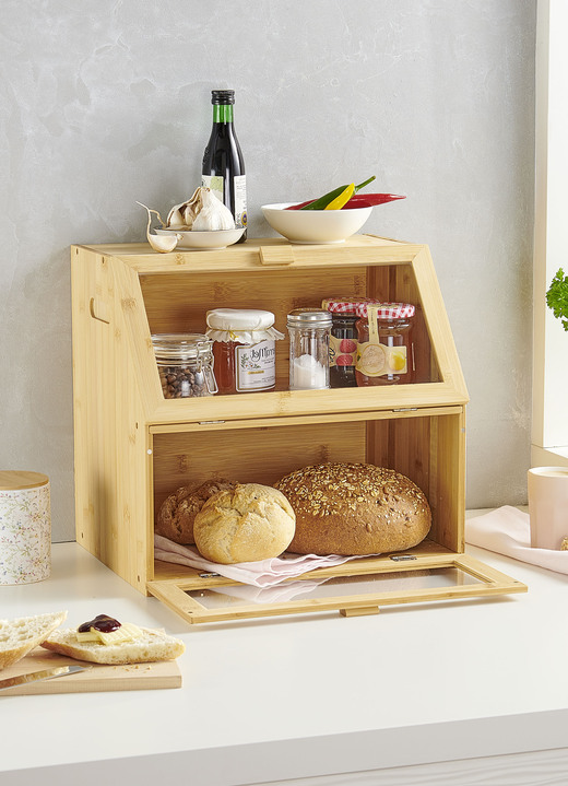 Huishoudhulpjes - Bakkerijbalie voor ontbijtbuffet aan huis, in Farbe BRAUN, in Ausführung Gebakken goederen toonbank Ansicht 1