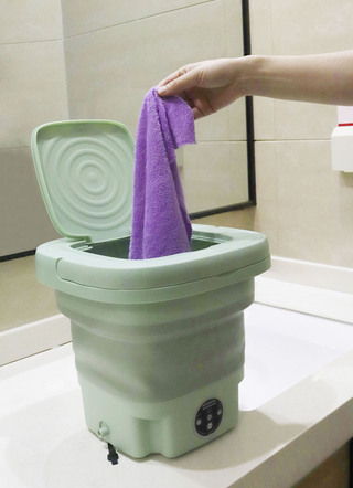 Opvouwbare mini-wasmachine