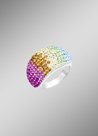 Damesring met Swarovski-element
