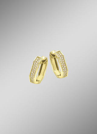 Elegante creolen met diamanten