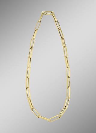 Interessante schakelketting van goud