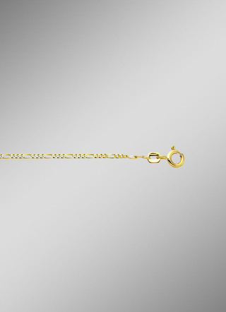 Chique gouden Figaro ketting