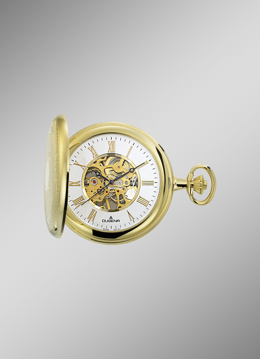 Mechanische horloges / automatische horloges - Dugena automatisch zakhorloge, in Farbe  Ansicht 1