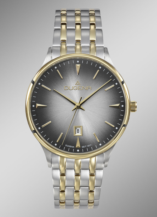 Kwartshorloges - Dugena Quartz partnerhorloges, in Farbe , in Ausführung Herenhorloge Ansicht 1