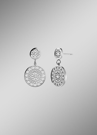 Elegante oorbellen met kristallen voor elke dag