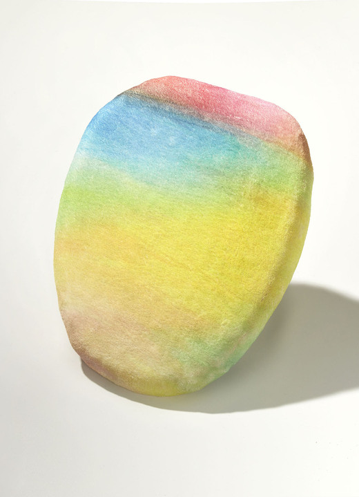 Badmatten - badkamerset, in Größe 100 (Matje, halfrond 50/80 cm) bis 112 (Toiletdekselafdekking 47/50 cm), in Farbe BUNT Ansicht 1