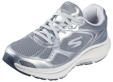 SKECHERS veterschoenen van metallic leer