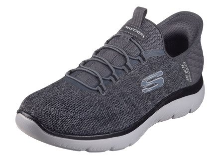 SKECHERS, herensneakers, met gegoten instaphak