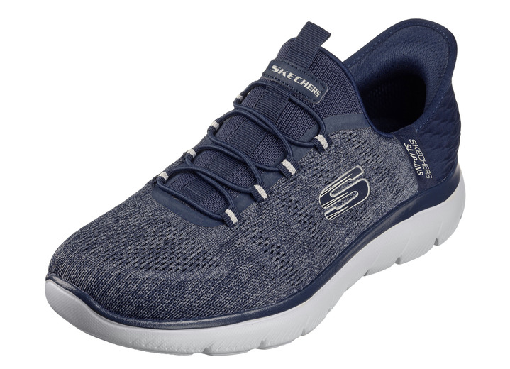 Instappers & veterschoenen - SKECHERS, herensneakers, met gegoten instaphak, in Größe 040 bis 048, in Farbe MARINE Ansicht 1