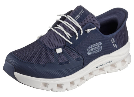 SKECHERS, herensneakers, met gegoten instaphak