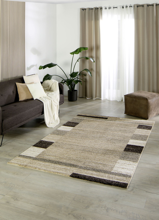 Tapijten - Duurzame, onderhoudsvriendelijke bruggen en tapijten, in Größe 111 (Brug, 60 x 110 cm) bis 288 (Tapijt, 240 x 330 cm), in Farbe BEIGE-NATUURLIJK Ansicht 1