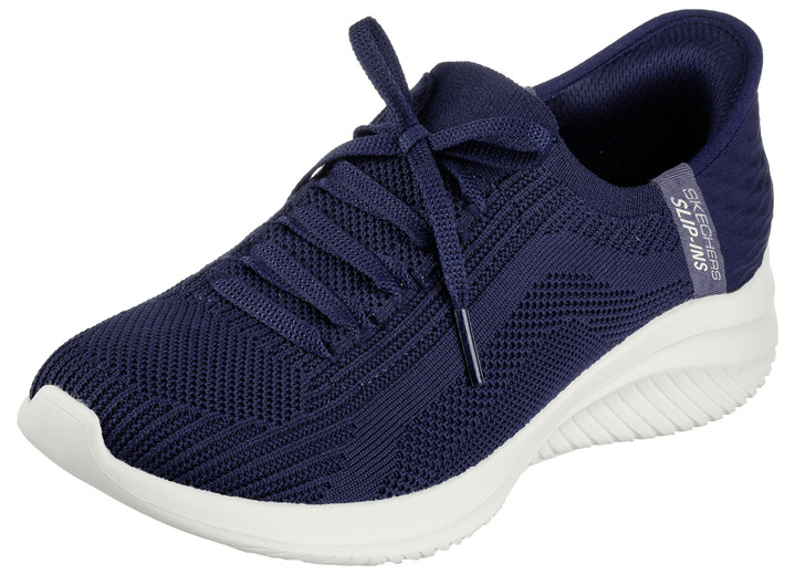 Instappers & veterschoenen - SKECHERS, sportieve damessneakers, met voorgevormde instaphak, in Größe 036 bis 041, in Farbe MARINE Ansicht 1