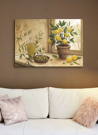 Hoogwaardig canvas schilderij op spieraam
