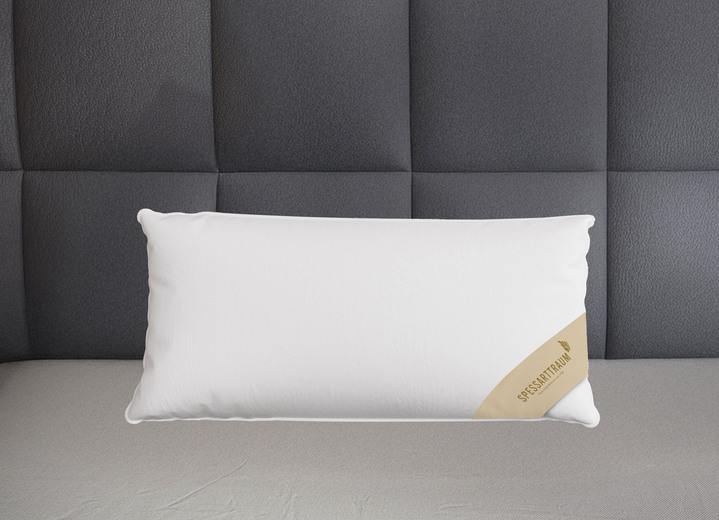 Dekbedden e.d. - Premium kwaliteit kussens van Spessarttraum, in Größe 120 (80/80 cm) bis 121 (40/80 cm), in Farbe WIT Ansicht 1